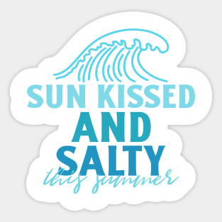 Sunkissed & Salty Wave Sticker